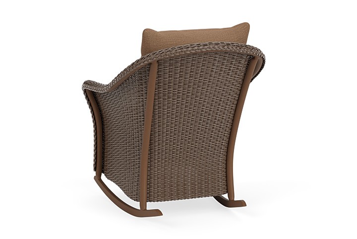 Lloyd Flanders™ Weekend Retreat Lounge Rocker - Bark, Canvas Natural