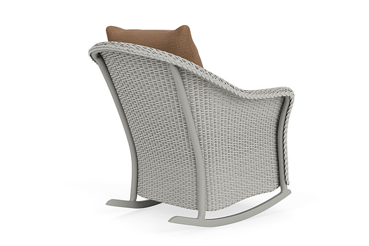 Lloyd Flanders™ Weekend Retreat Lounge Rocker - Platinum, Canvas Natural