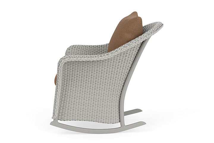 Lloyd Flanders™ Weekend Retreat Lounge Rocker - Platinum, Canvas Natural