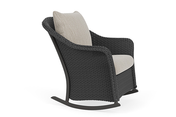 Lloyd Flanders™ Weekend Retreat Lounge Rocker - Charcoal, Callen Celadon