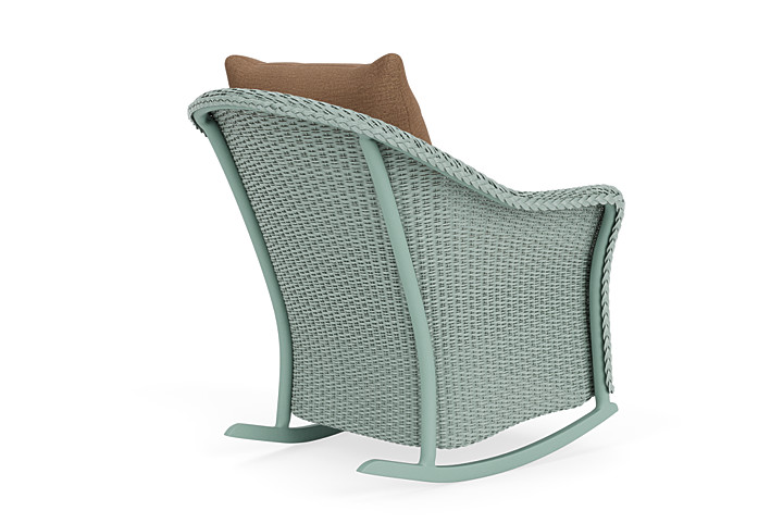 Lloyd Flanders™ Weekend Retreat Lounge Rocker - Sea Glass, Canvas Natural