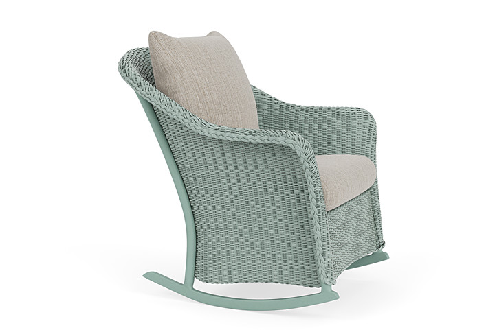 Lloyd Flanders™ Weekend Retreat Lounge Rocker - Sea Glass, Callen Celadon