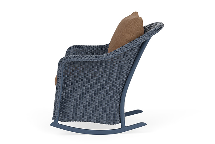 Lloyd Flanders™ Weekend Retreat Lounge Rocker - Denim Blue, Canvas Natural