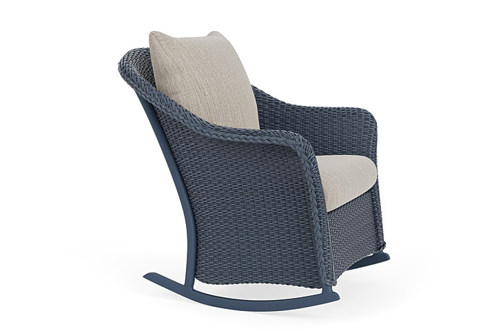 Lloyd Flanders™ Weekend Retreat Lounge Rocker - Denim Blue, Callen Celadon