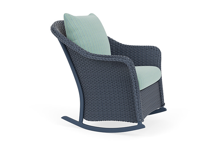 Lloyd Flanders™ Weekend Retreat Lounge Rocker - Denim Blue, Unearth Dew