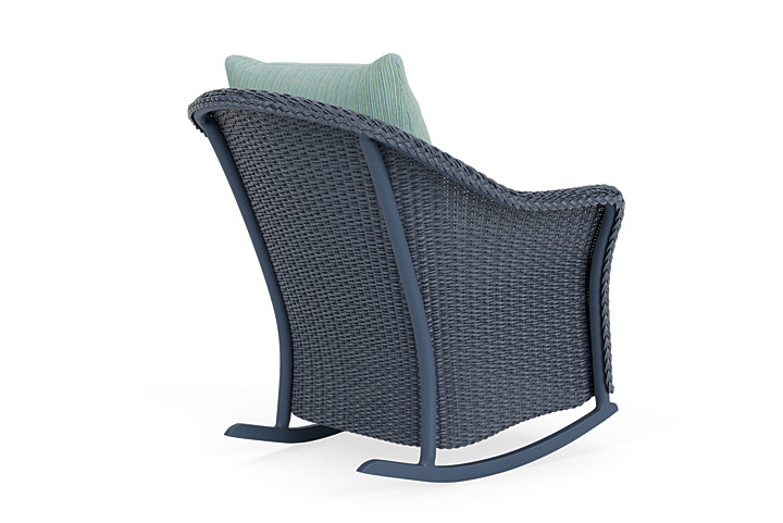 Lloyd Flanders™ Weekend Retreat Lounge Rocker - Denim Blue, Unearth Dew