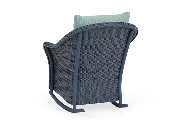 Lloyd Flanders™ Weekend Retreat Lounge Rocker - Denim Blue, Unearth Dew