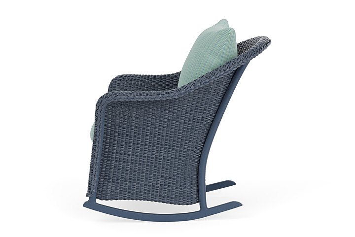 Lloyd Flanders™ Weekend Retreat Lounge Rocker - Denim Blue, Unearth Dew