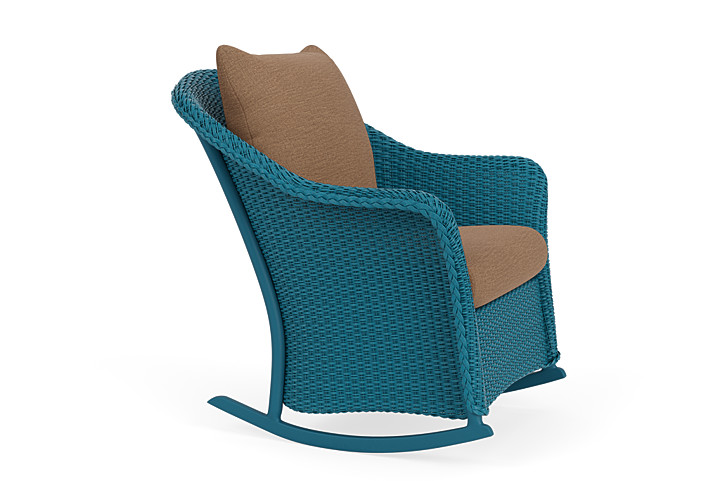 Lloyd Flanders™ Weekend Retreat Lounge Rocker - Peacock, Canvas Natural