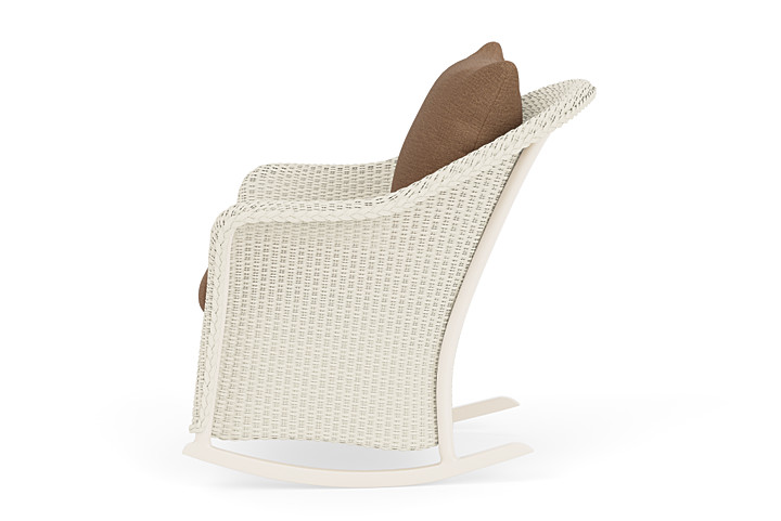 Lloyd Flanders™ Weekend Retreat Lounge Rocker - Ivory, Canvas Natural