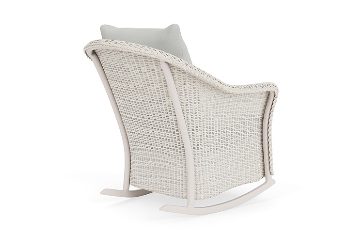 Lloyd Flanders™ Weekend Retreat Lounge Rocker - Antique White, Loveboat Mint