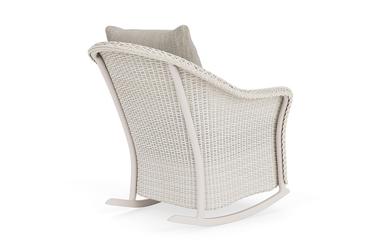 Lloyd Flanders™ Weekend Retreat Lounge Rocker - Antique White, Callen Celadon