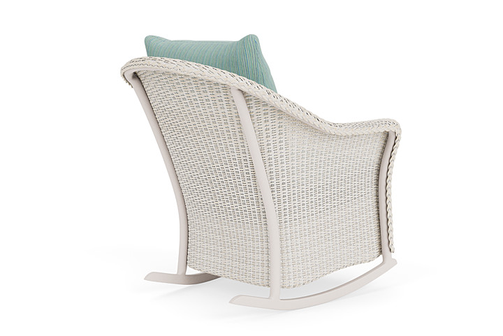 Lloyd Flanders™ Weekend Retreat Lounge Rocker - Antique White, Unearth Dew