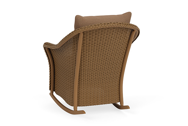 Lloyd Flanders™ Weekend Retreat Lounge Rocker - Hickory, Canvas Natural