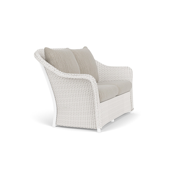 Lloyd Flanders™ Weekend Retreat Loveseat - White, Callen Celadon