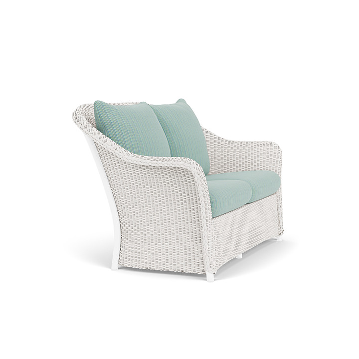 Lloyd Flanders™ Weekend Retreat Loveseat - White, Unearth Dew