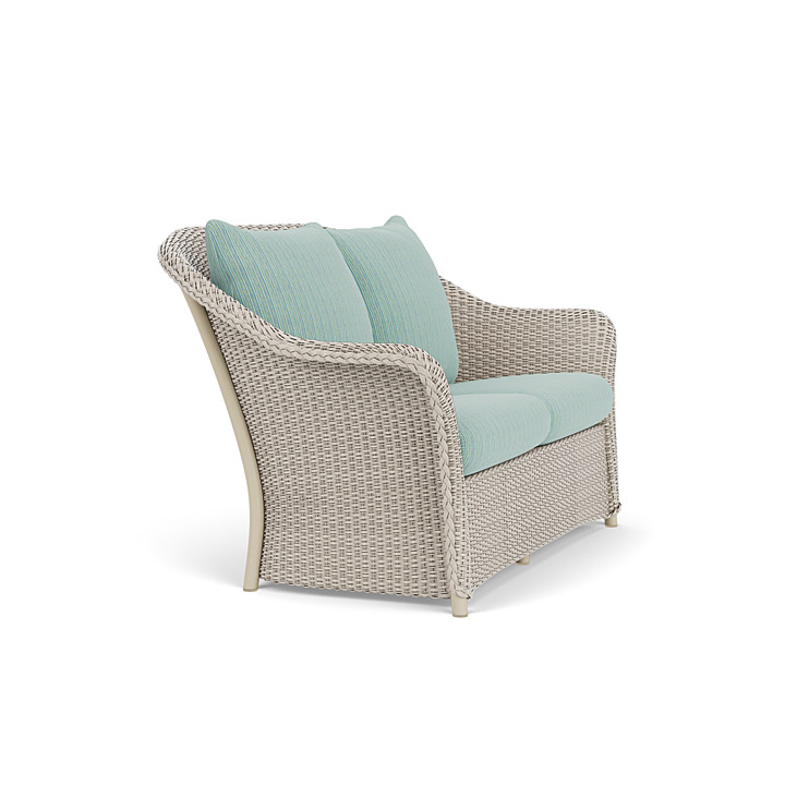 Lloyd Flanders™ Weekend Retreat Loveseat - Linen, Unearth Dew