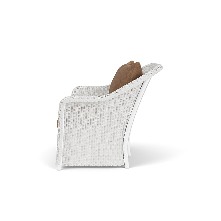 Lloyd Flanders™ Weekend Retreat Loveseat - Matte White, Canvas Natural