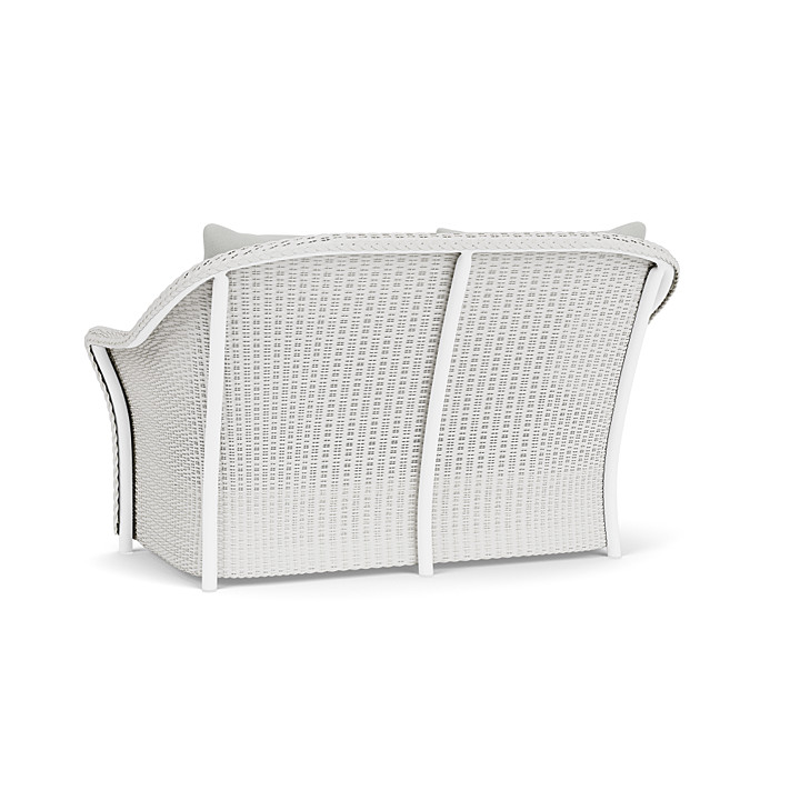 Lloyd Flanders™ Weekend Retreat Loveseat - Matte White, Loveboat Mint