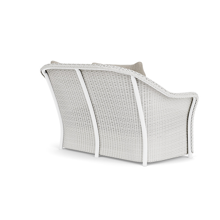 Lloyd Flanders™ Weekend Retreat Loveseat - Matte White, Callen Celadon