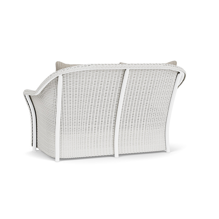 Lloyd Flanders™ Weekend Retreat Loveseat - Matte White, Callen Celadon