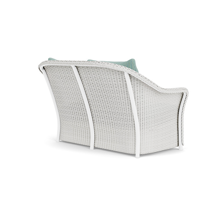 Lloyd Flanders™ Weekend Retreat Loveseat - Matte White, Unearth Dew