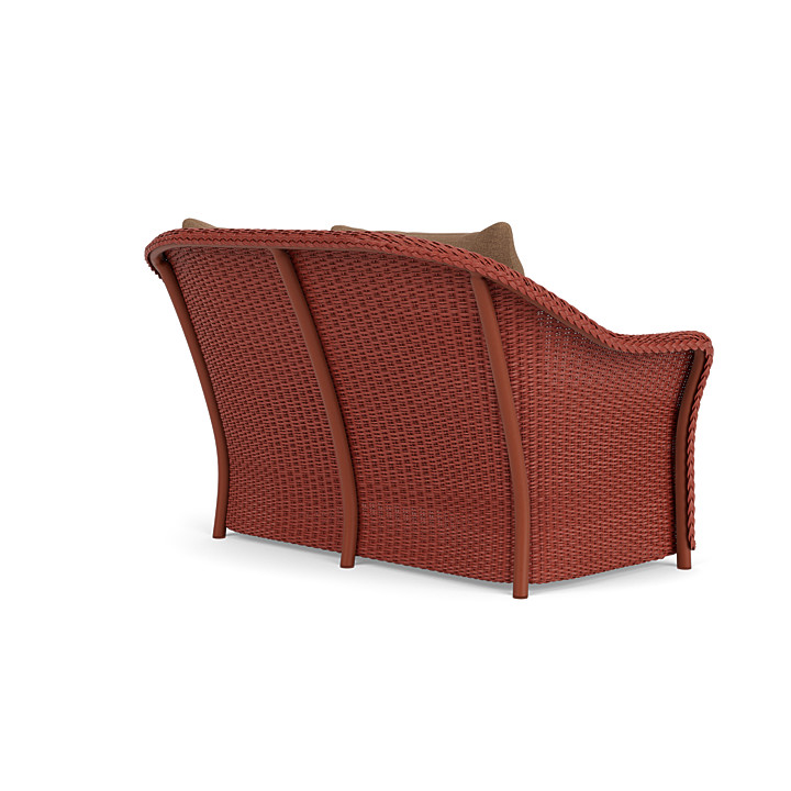 Lloyd Flanders™ Weekend Retreat Loveseat - Terracotta, Canvas Natural