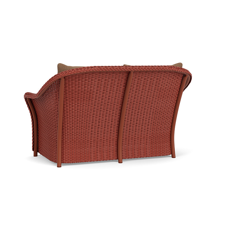 Lloyd Flanders™ Weekend Retreat Loveseat - Terracotta, Canvas Natural