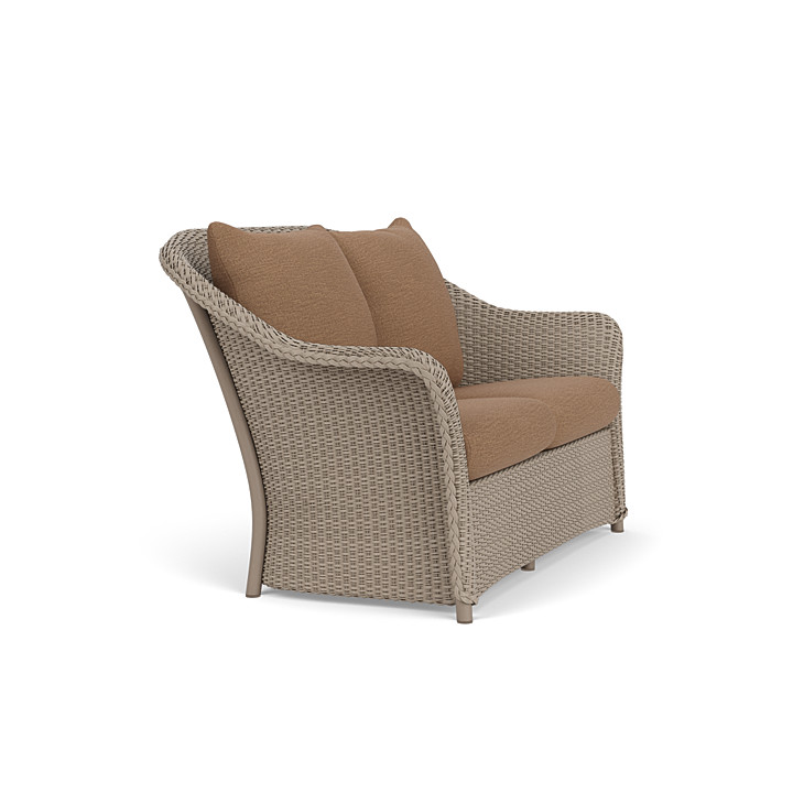 Lloyd Flanders™ Weekend Retreat Loveseat - French Beige, Canvas Natural