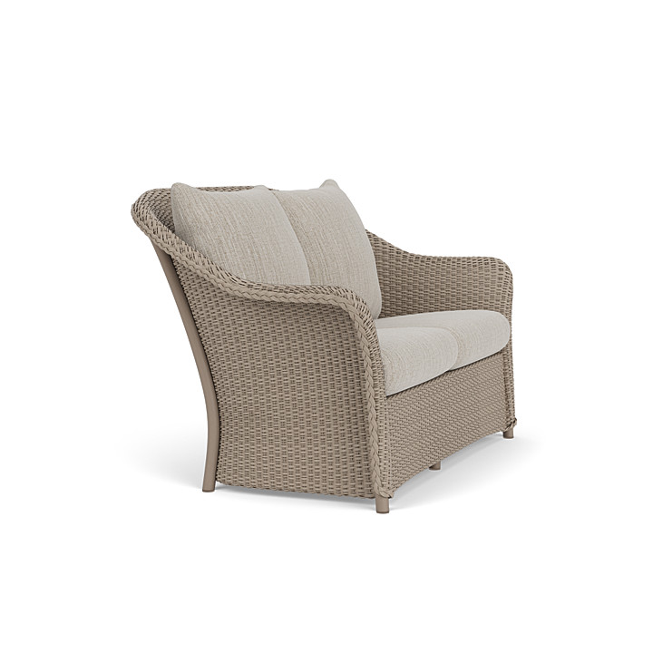 Lloyd Flanders™ Weekend Retreat Loveseat - French Beige, Callen Celadon