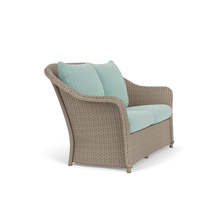 Lloyd Flanders™ Weekend Retreat Loveseat - French Beige, Unearth Dew