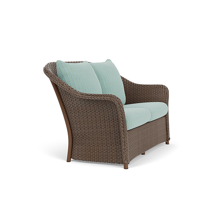 Lloyd Flanders™ Weekend Retreat Loveseat - Bark, Unearth Dew