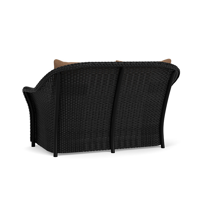 Lloyd Flanders™ Weekend Retreat Loveseat - Ebony, Canvas Natural