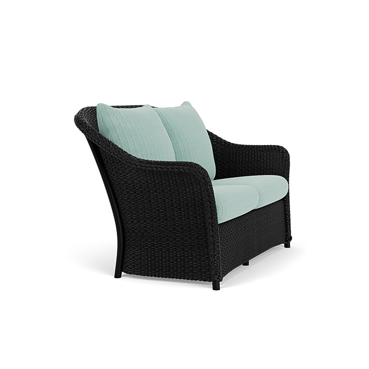 Lloyd Flanders™ Weekend Retreat Loveseat - Ebony, Unearth Dew