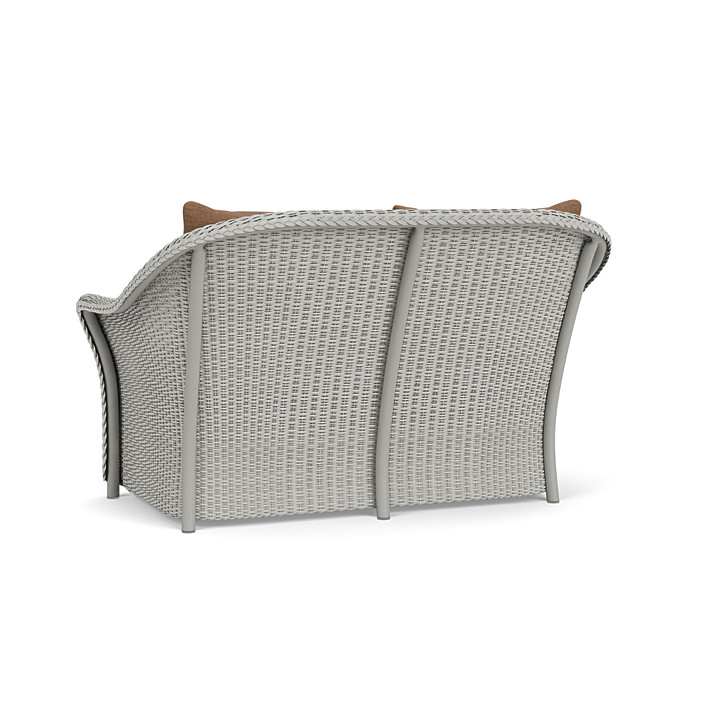 Lloyd Flanders™ Weekend Retreat Loveseat - Platinum, Canvas Natural