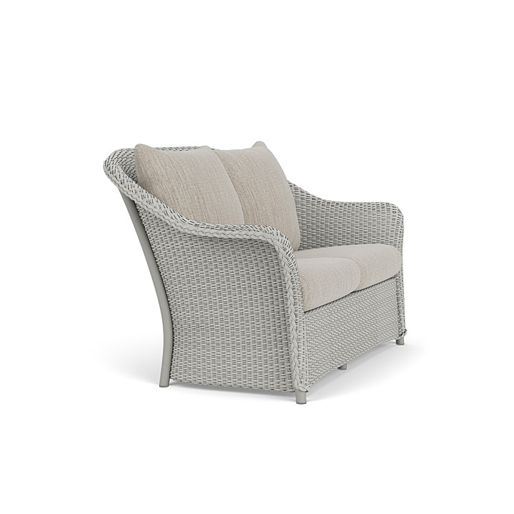 Lloyd Flanders™ Weekend Retreat Loveseat - Platinum, Callen Celadon