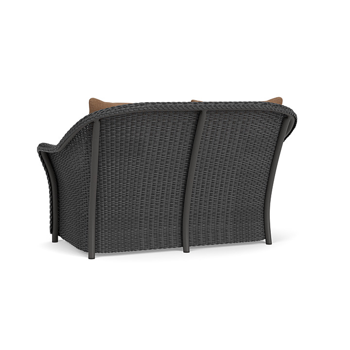 Lloyd Flanders™ Weekend Retreat Loveseat - Charcoal, Canvas Natural