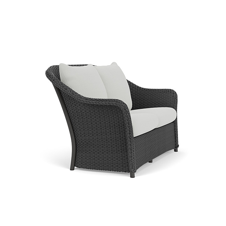 Lloyd Flanders™ Weekend Retreat Loveseat - Charcoal, Loveboat Mint