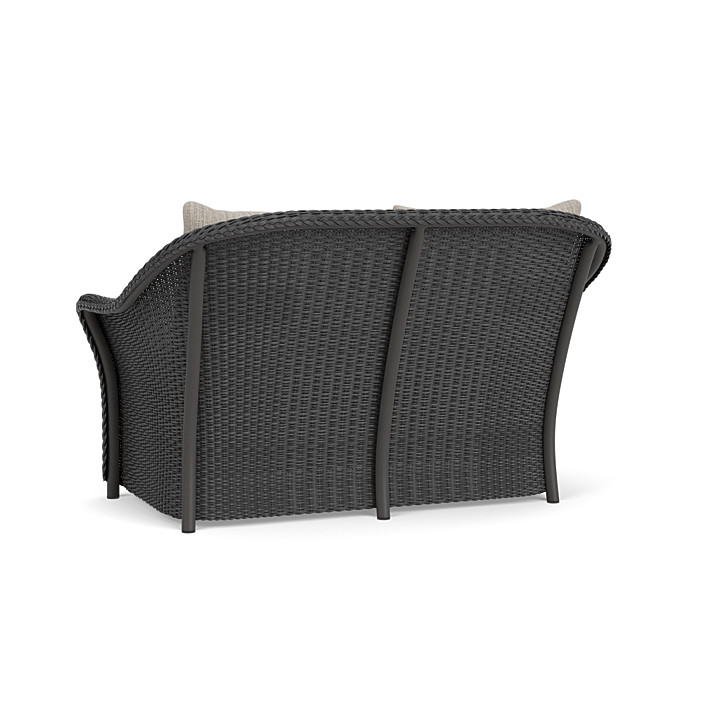 Lloyd Flanders™ Weekend Retreat Loveseat - Charcoal, Callen Celadon