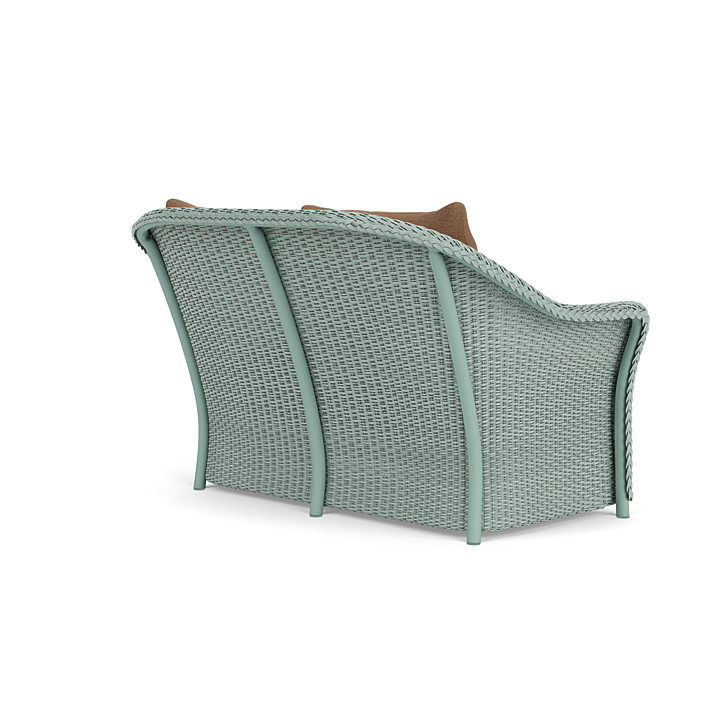 Lloyd Flanders™ Weekend Retreat Loveseat - Sea Glass, Canvas Natural