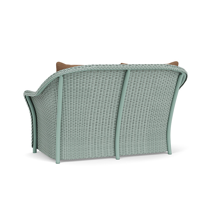 Lloyd Flanders™ Weekend Retreat Loveseat - Sea Glass, Canvas Natural