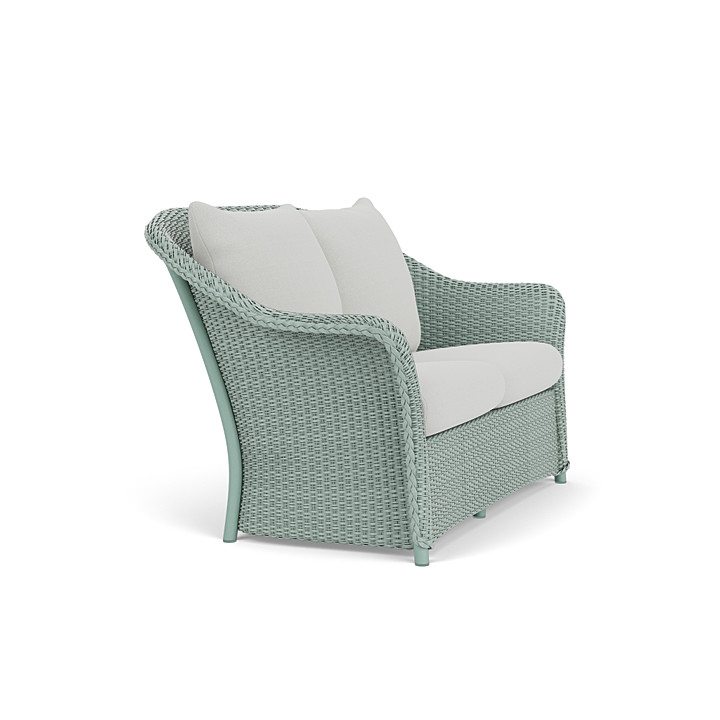 Lloyd Flanders™ Weekend Retreat Loveseat - Sea Glass, Loveboat Mint