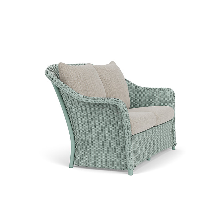 Lloyd Flanders™ Weekend Retreat Loveseat - Sea Glass, Callen Celadon