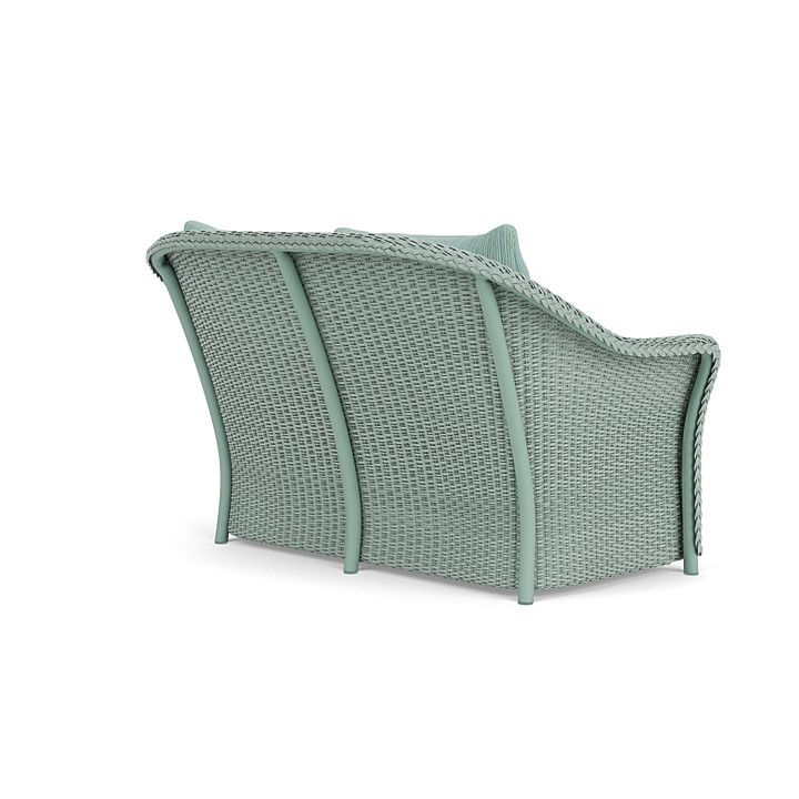 Lloyd Flanders™ Weekend Retreat Loveseat - Sea Glass, Unearth Dew