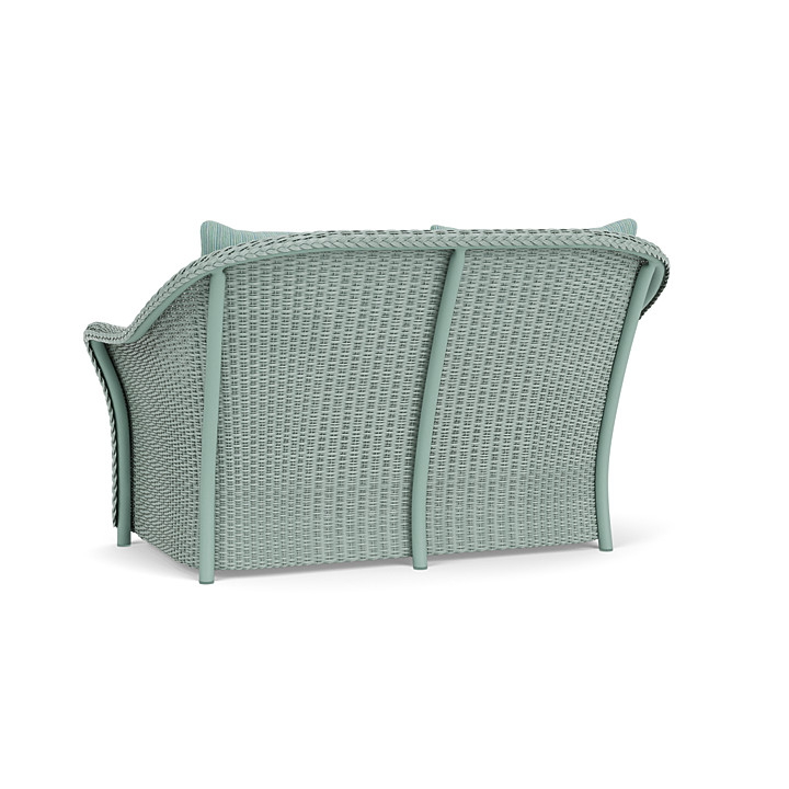 Lloyd Flanders™ Weekend Retreat Loveseat - Sea Glass, Unearth Dew