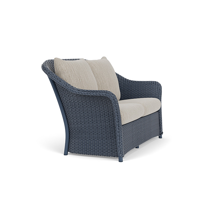 Lloyd Flanders™ Weekend Retreat Loveseat - Denim Blue, Callen Celadon