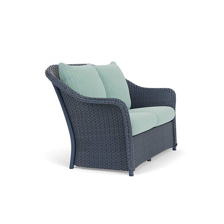 Lloyd Flanders™ Weekend Retreat Loveseat - Denim Blue, Unearth Dew