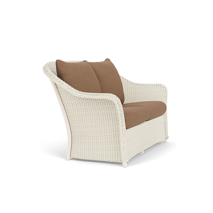 Lloyd Flanders™ Weekend Retreat Loveseat - Ivory, Canvas Natural