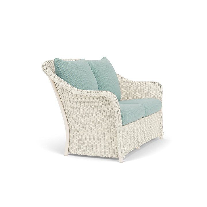 Lloyd Flanders™ Weekend Retreat Loveseat - Ivory, Unearth Dew