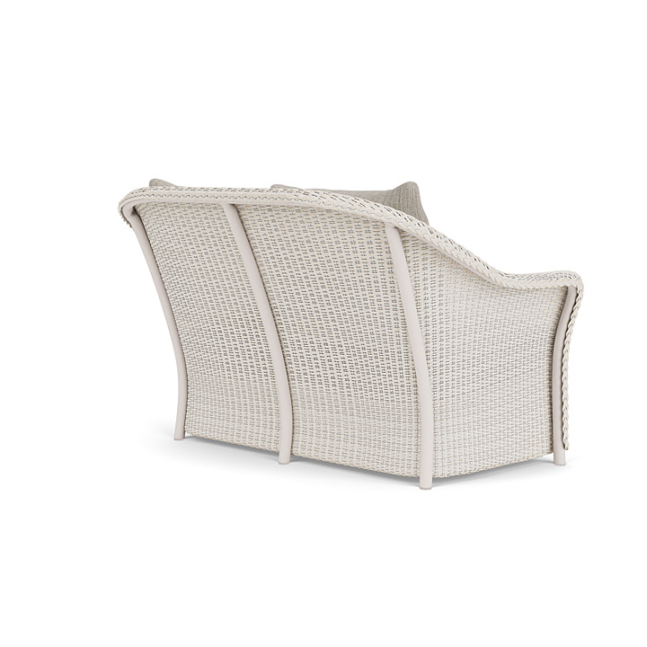 Lloyd Flanders™ Weekend Retreat Loveseat - Antique White, Callen Celadon